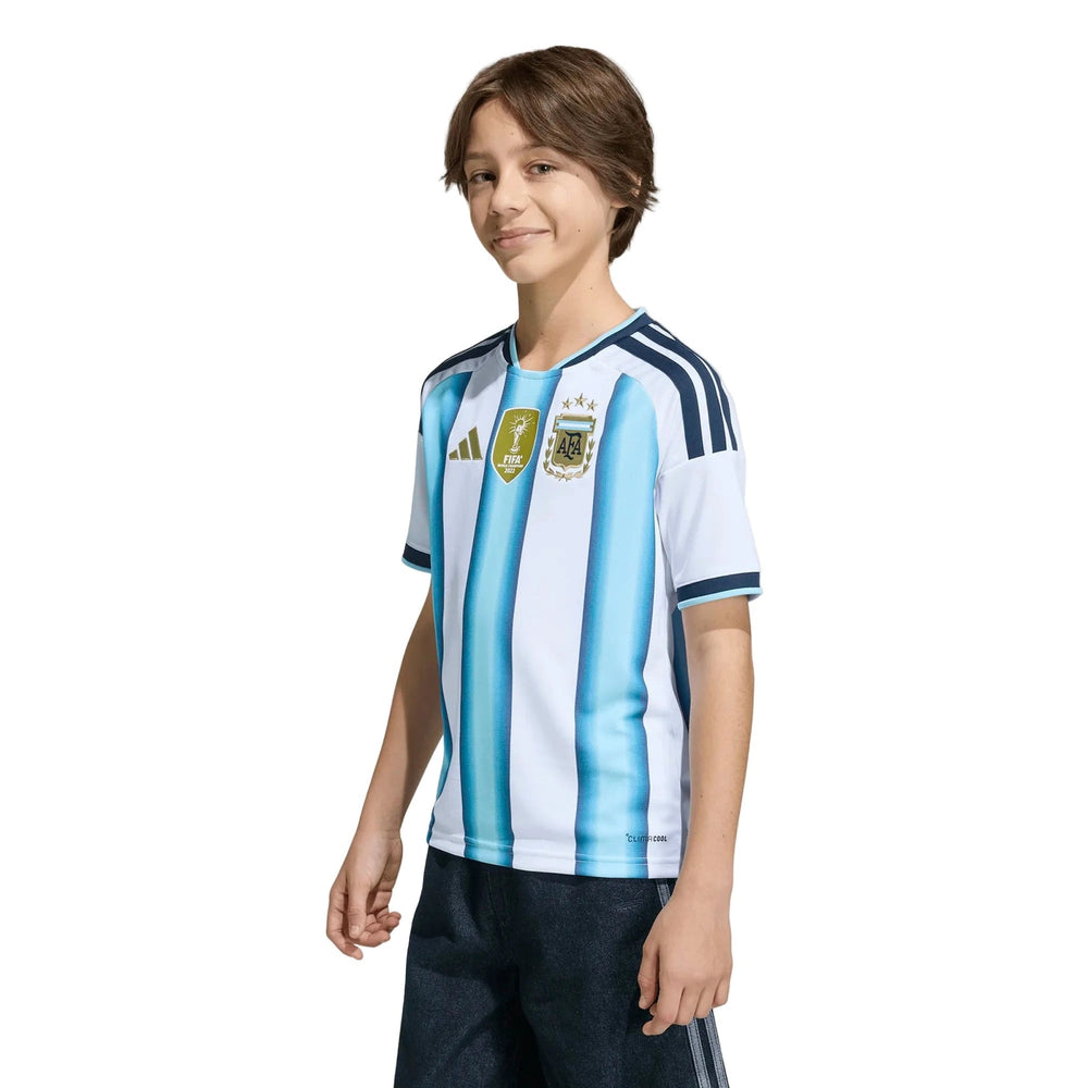 Adidas - 2026 Argentina Youth Stadium Home Soccer Jersey