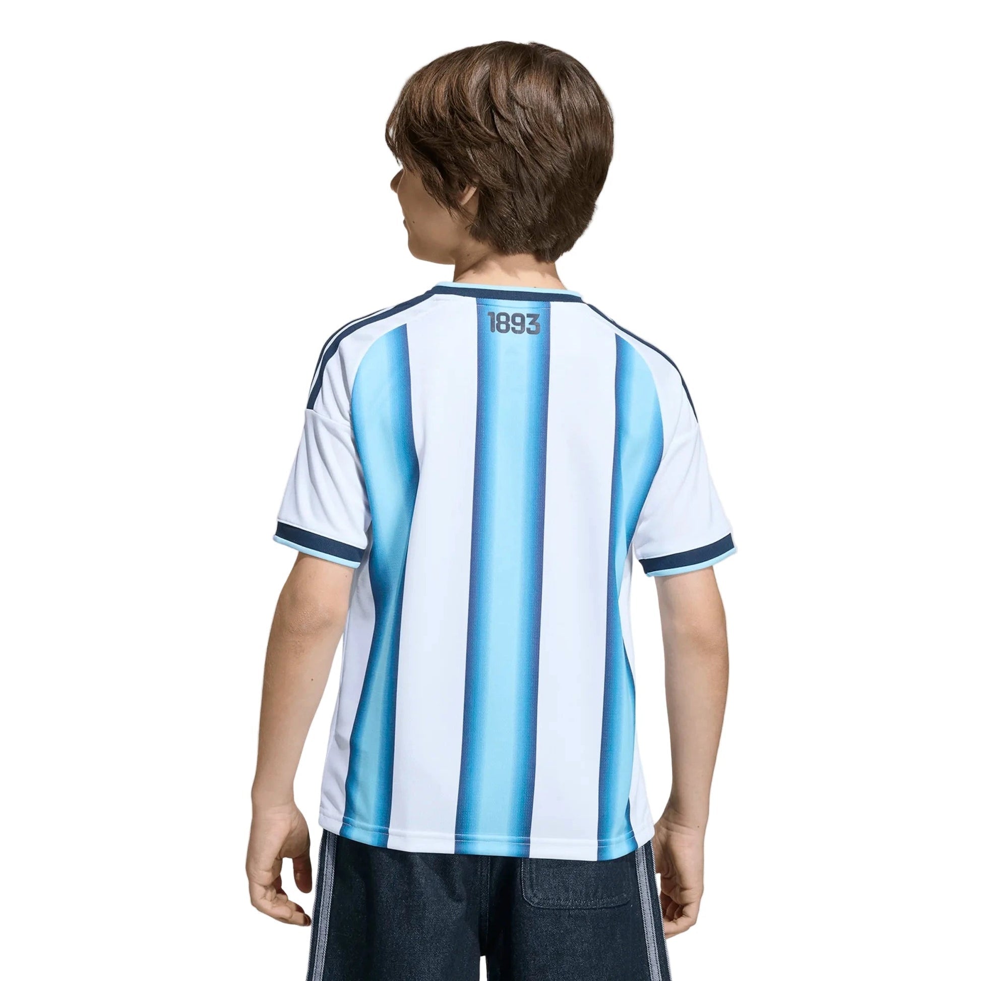 Adidas - 2026 Argentina Youth Stadium Home Soccer Jersey