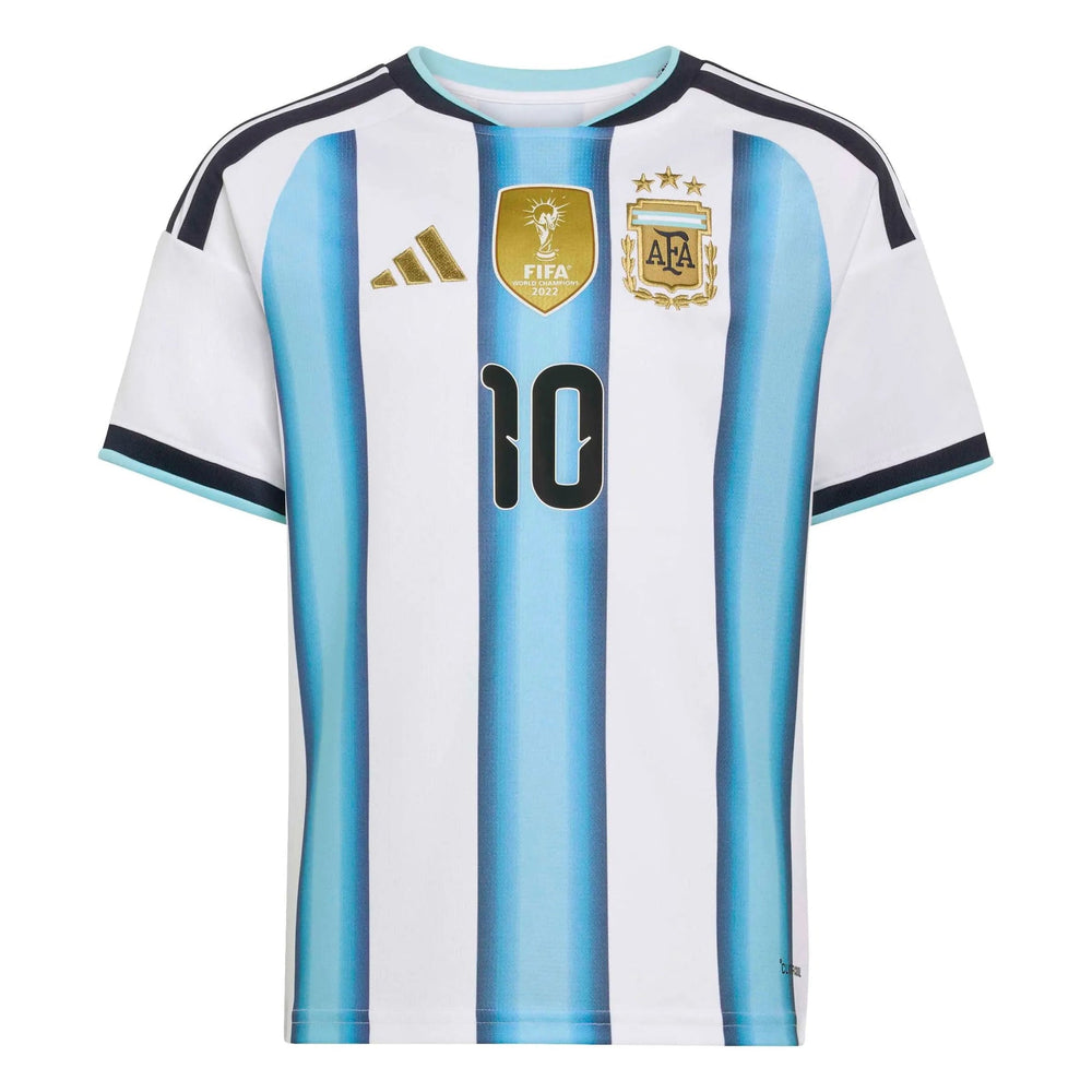 Adidas - 2026 Argentina Youth Stadium Home Messi #10 Soccer Jersey
