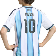 Adidas - 2026 Argentina Youth Stadium Home Messi #10 Soccer Jersey