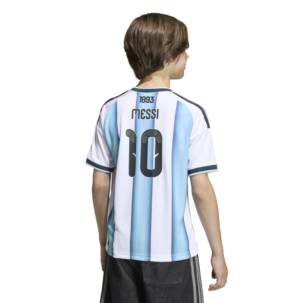 Adidas - 2026 Argentina Youth Stadium Home Messi #10 Soccer Jersey