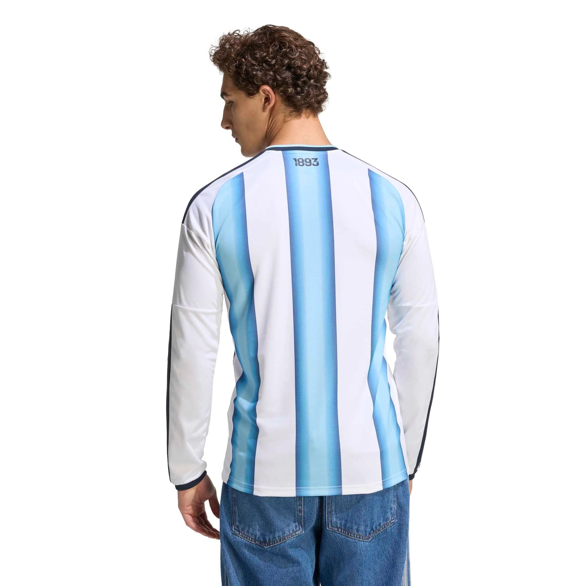 Adidas - 2026 Argentina Men's Stadium Home Long-Sleeve Soccer Jersey