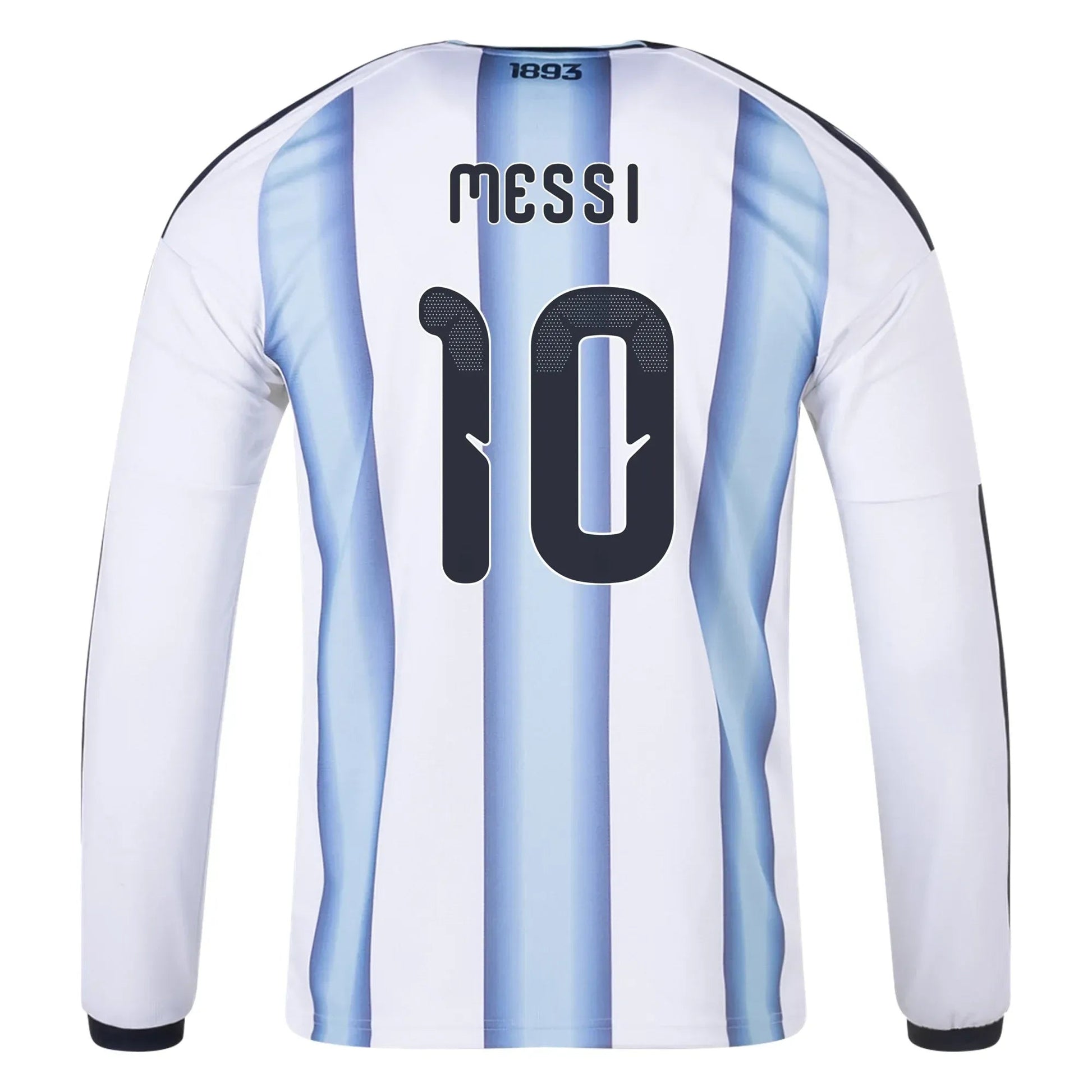 Adidas - 2026 Argentina Men's Stadium Home Long-Sleeve Soccer Jersey