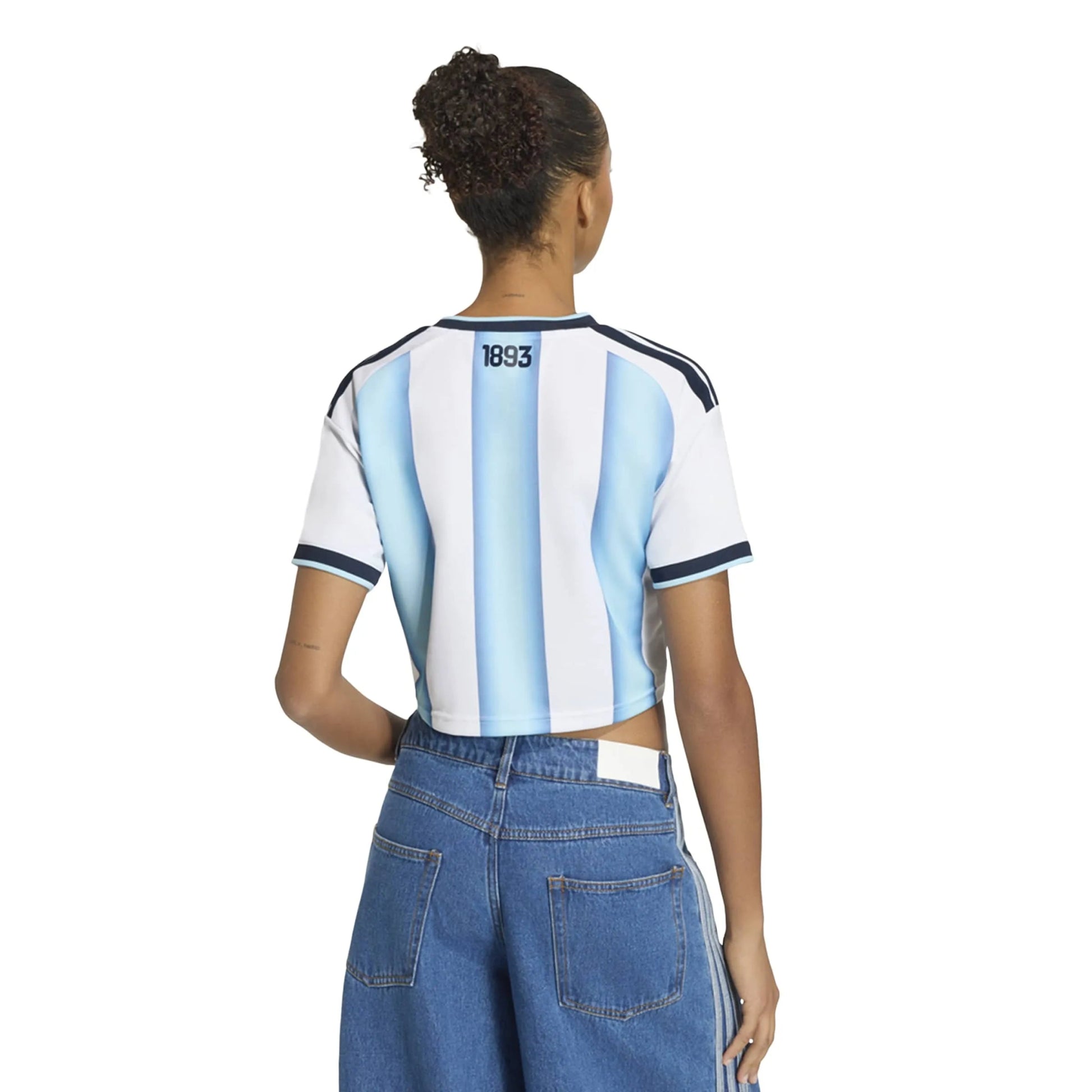 Adidas - 2026 Argentina Women's Stadium Home Cropped Soccer Jersey