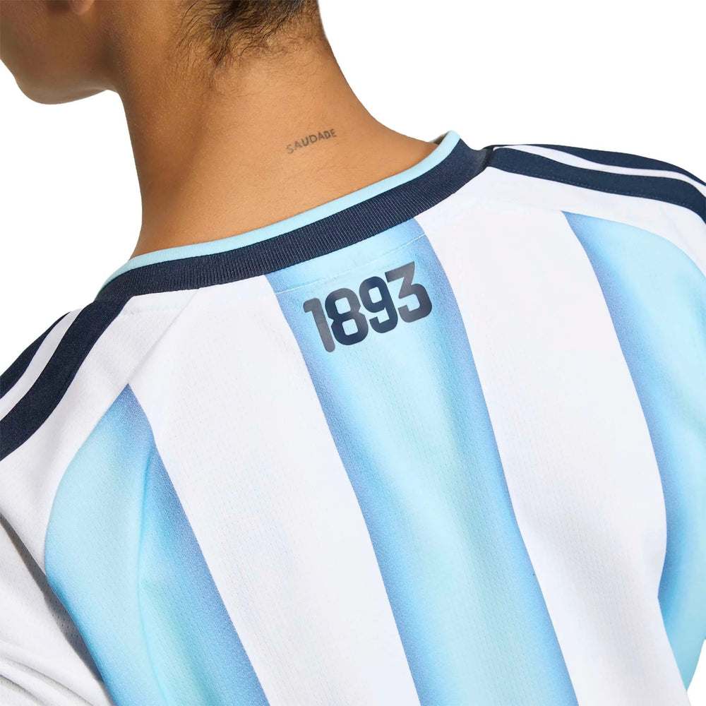 Adidas - 2026 Argentina Women's Stadium Home Cropped Soccer Jersey