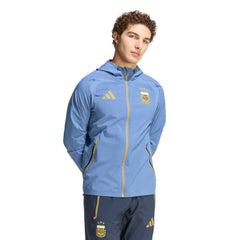 Adidas - 2026 Argentina Men's Tiro Travel Full Zip Windbreaker