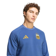 Adidas - 2026 Argentina Men's Tiro Travel Crewneck Sweatshirt