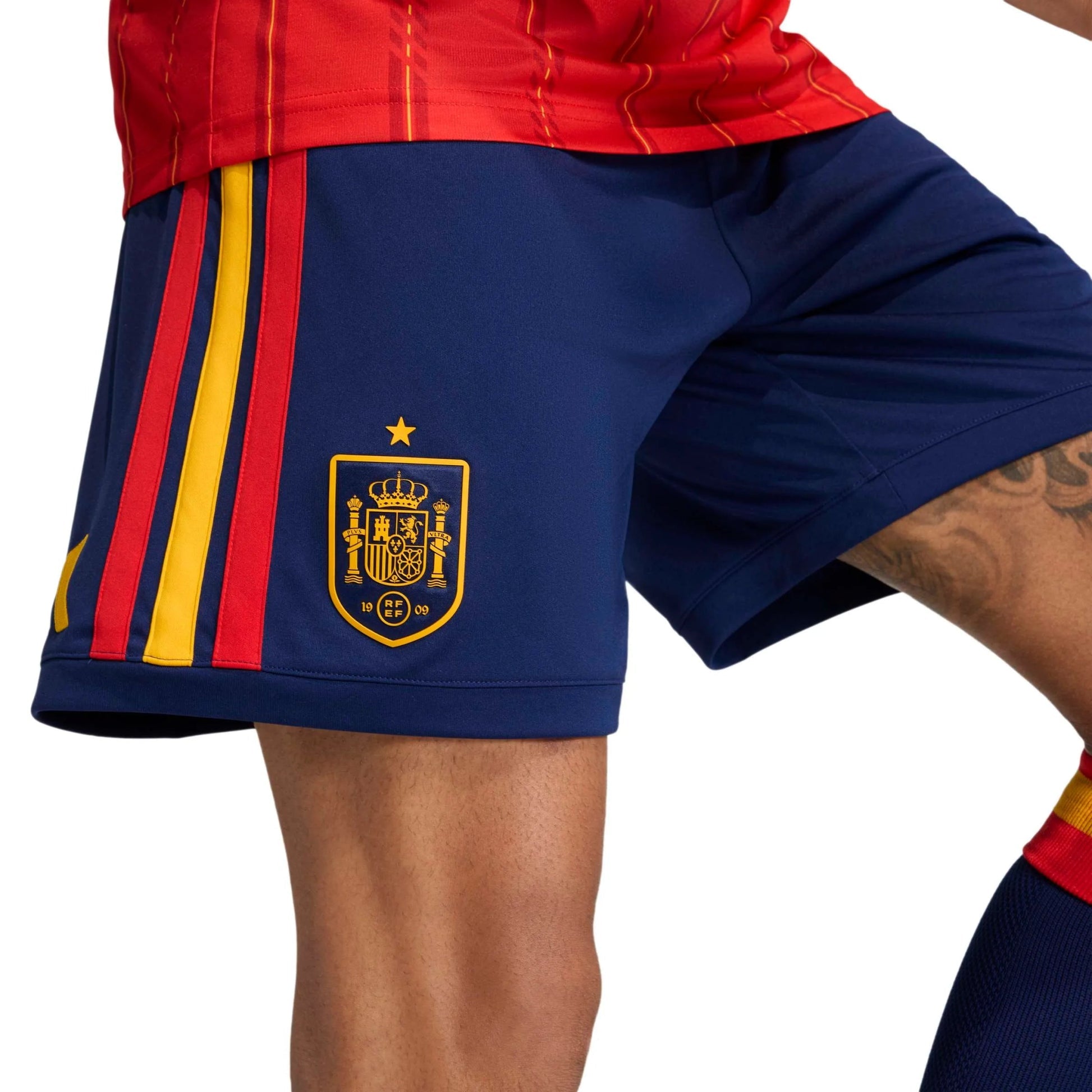 Adidas - 2026 Spain Men's Stadium Home Shorts