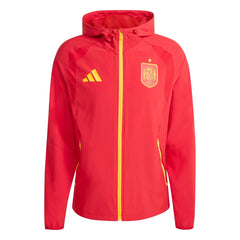 Adidas - 2026 Spain Men's Tiro Travel Full Zip Windbreaker
