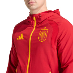 Adidas - 2026 Spain Men's Tiro Travel Full Zip Windbreaker