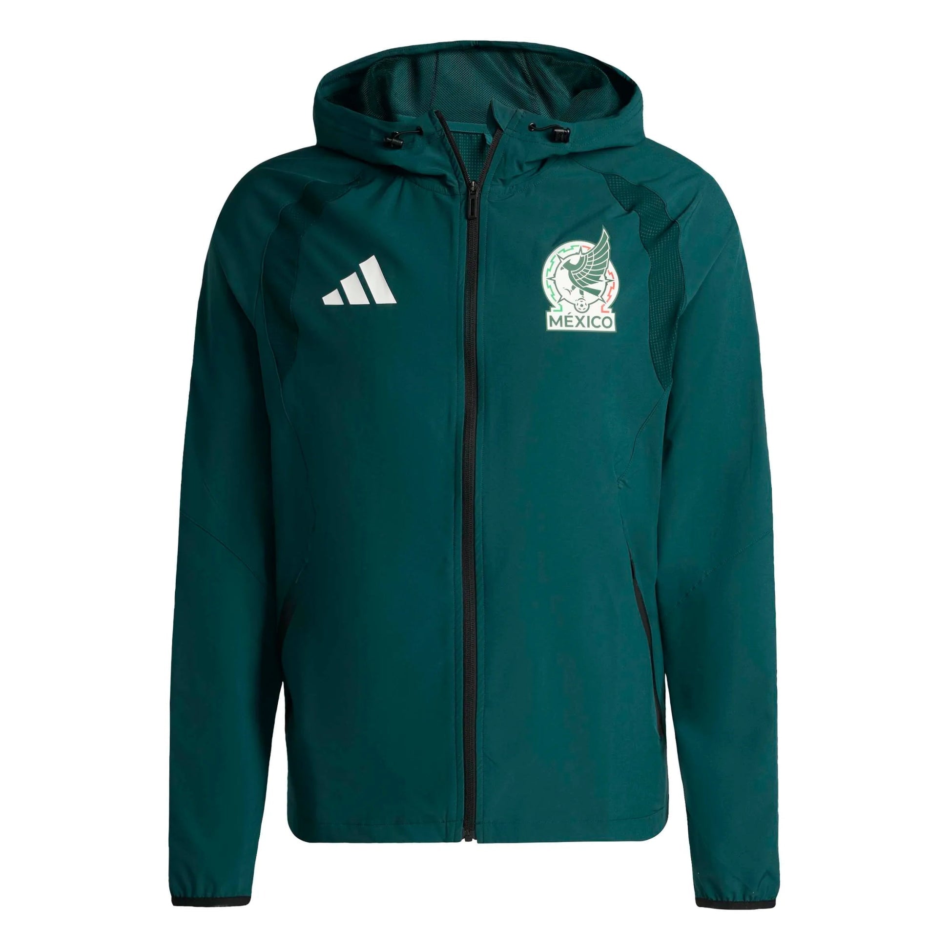 Adidas - 2026 Mexico Men's Tiro Travel Full Zip Windbreaker