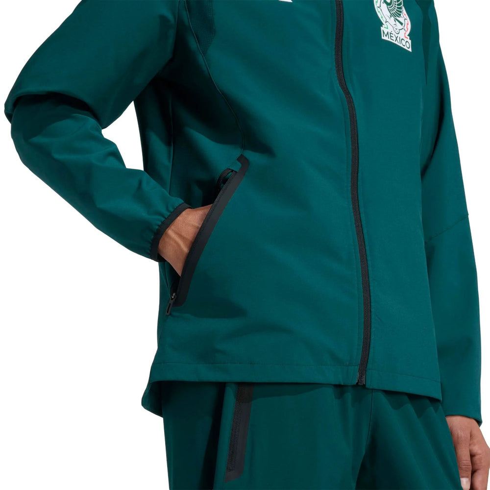 Adidas - 2026 Mexico Men's Tiro Travel Full Zip Windbreaker