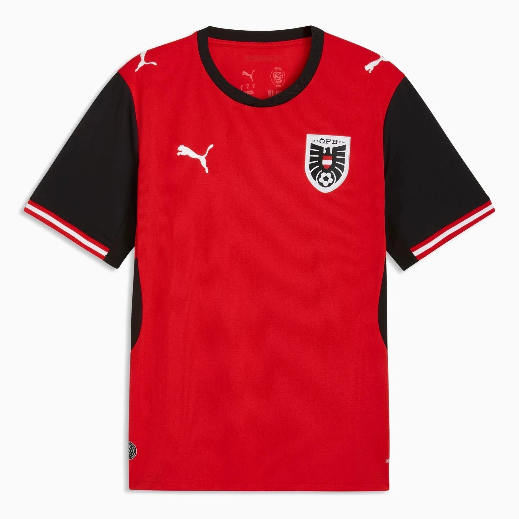 Puma - 2026 Austria Men's Stadium Home Soccer Jersey
