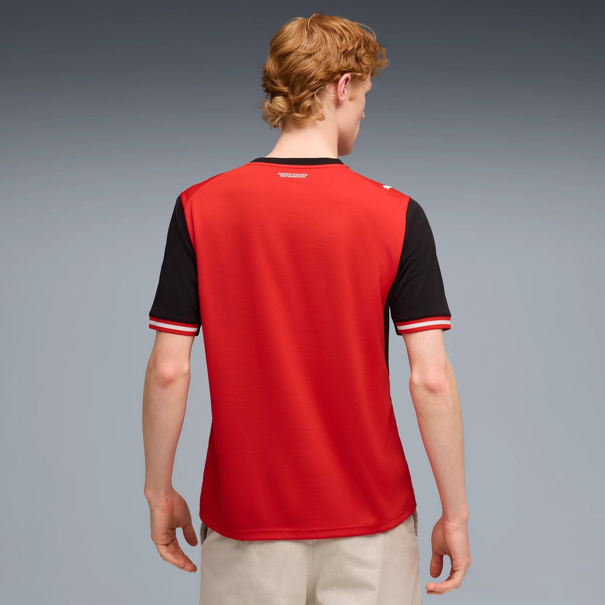 Puma - 2026 Austria Men's Stadium Home Soccer Jersey