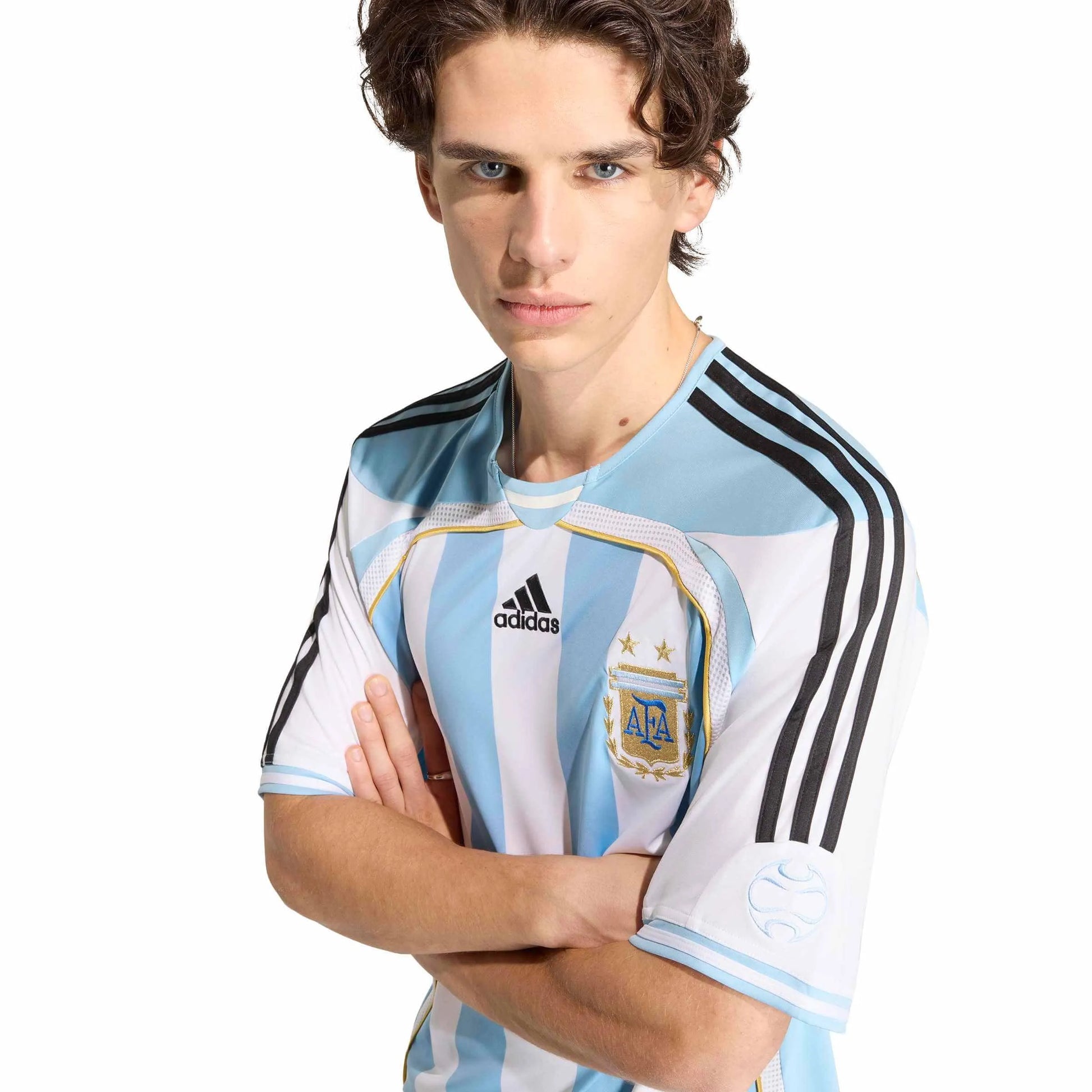 Adidas - 2006 Argentina Men's Retro Stadium Home Soccer Jersey
