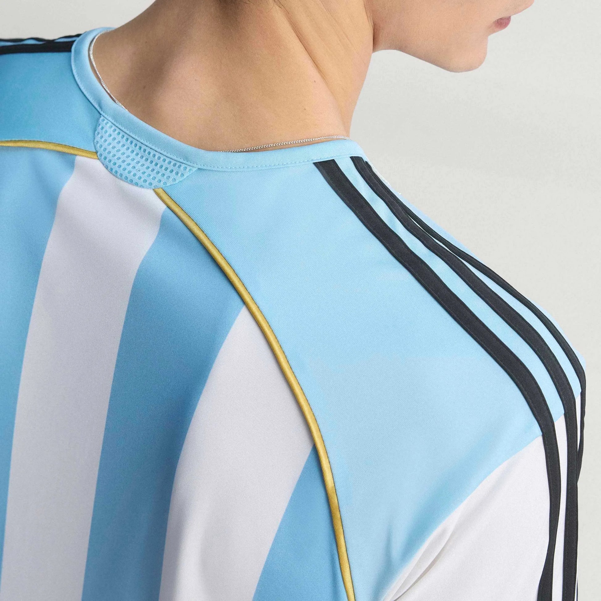 Adidas - 2006 Argentina Men's Retro Stadium Home Soccer Jersey