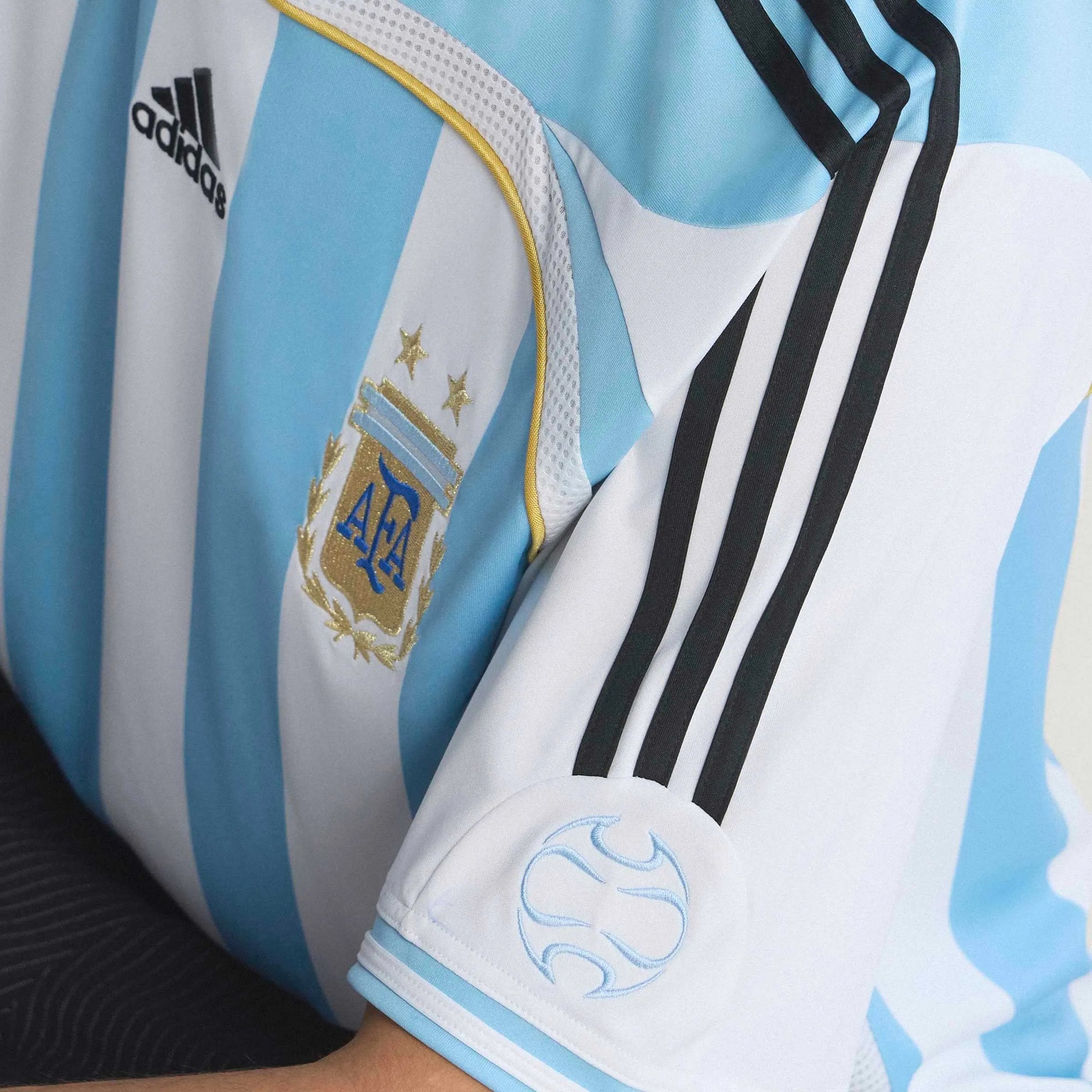 Adidas - 2006 Argentina Men's Retro Stadium Home Soccer Jersey
