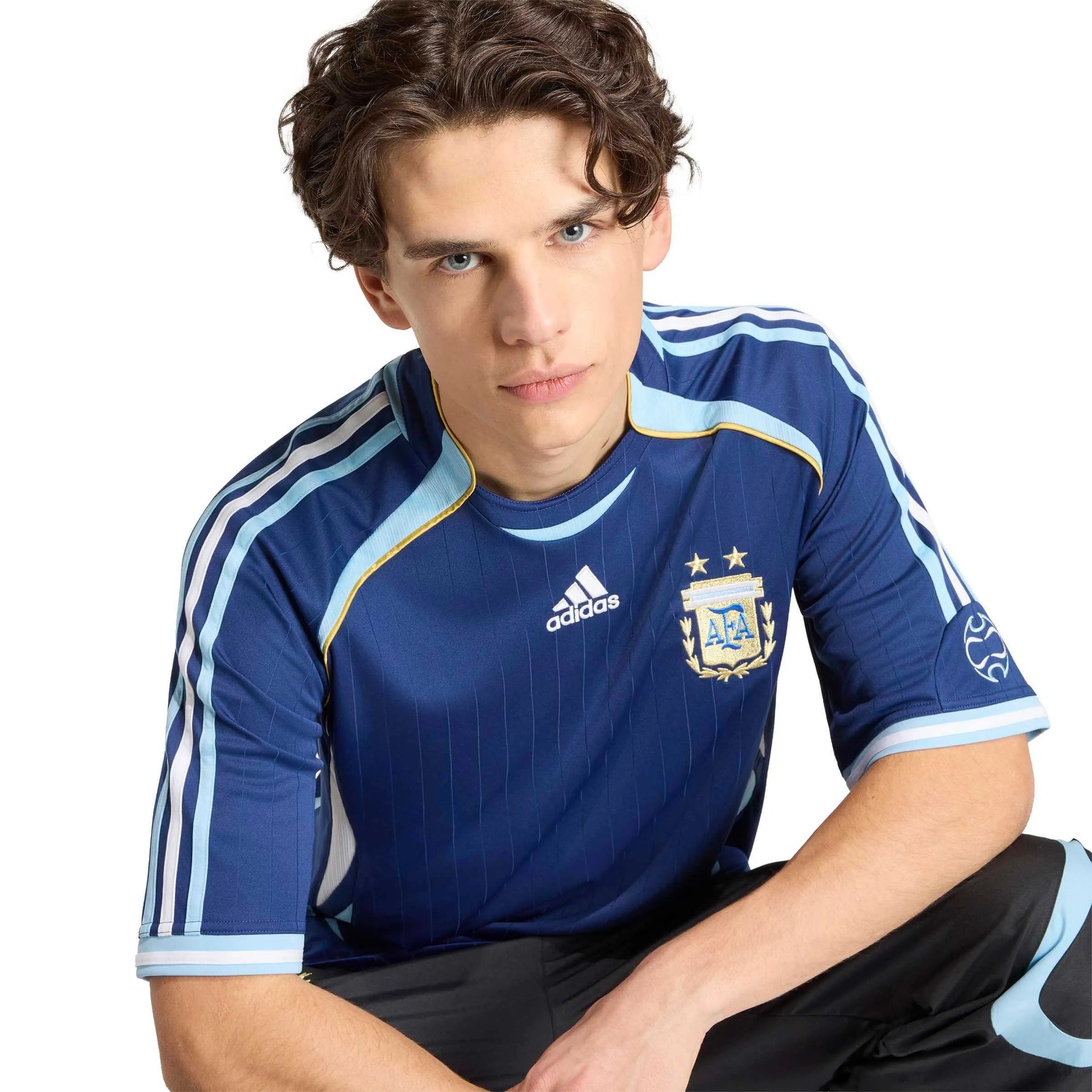 Adidas - 2006 Argentina Men's Retro Stadium Away Soccer Jersey