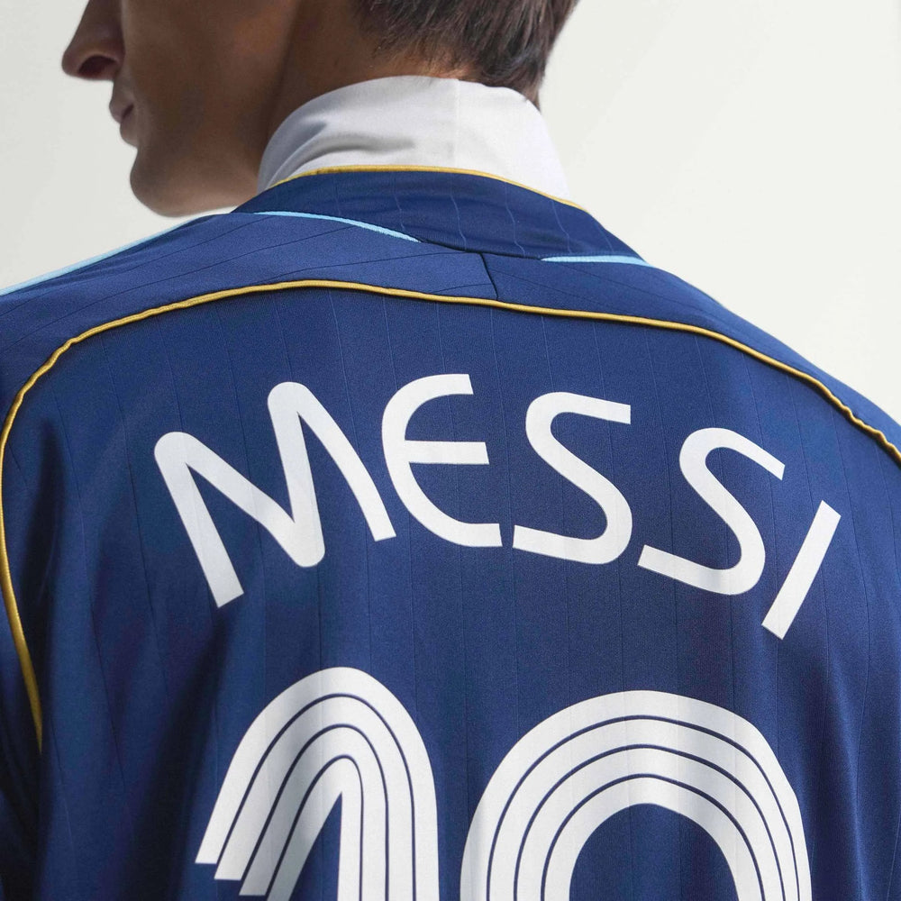 Adidas - 2006 Argentina Men's Retro Stadium Away Messi #19 Soccer Jersey
