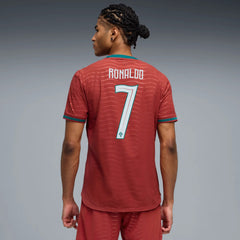 Puma - 2026 Portugal Men's Authentic Home Ronaldo #7 Soccer Jersey