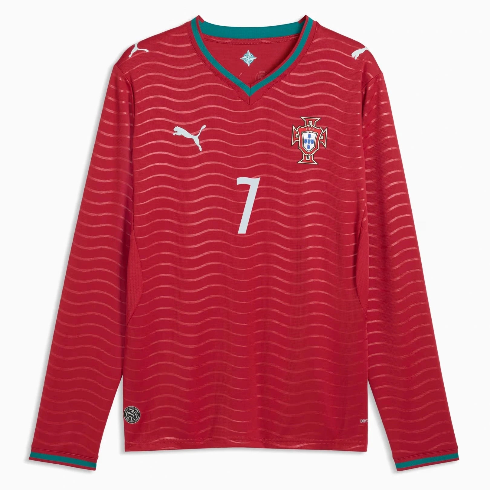 Puma - 2026 Portugal Men's Stadium Home Ronaldo #7 Long-Sleeve Soccer Je
