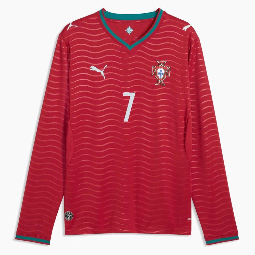 Puma - 2026 Portugal Men's Stadium Home Ronaldo #7 Long-Sleeve Soccer Je