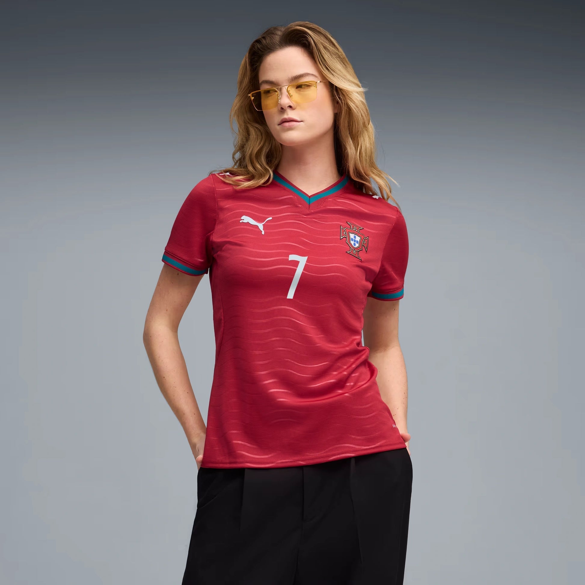 Puma - 2026 Portugal Women's Stadium Home Ronaldo #7 Soccer Jersey