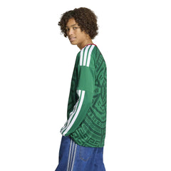 Adidas - 2026 Mexico Youth Stadium Home Long-Sleeve Soccer Jersey
