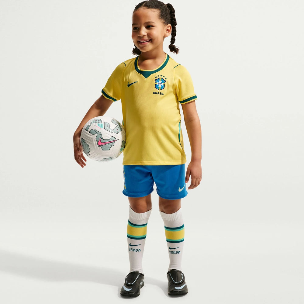 Nike - 2026-27 Brazil Little Kids' Stadium Home Kit