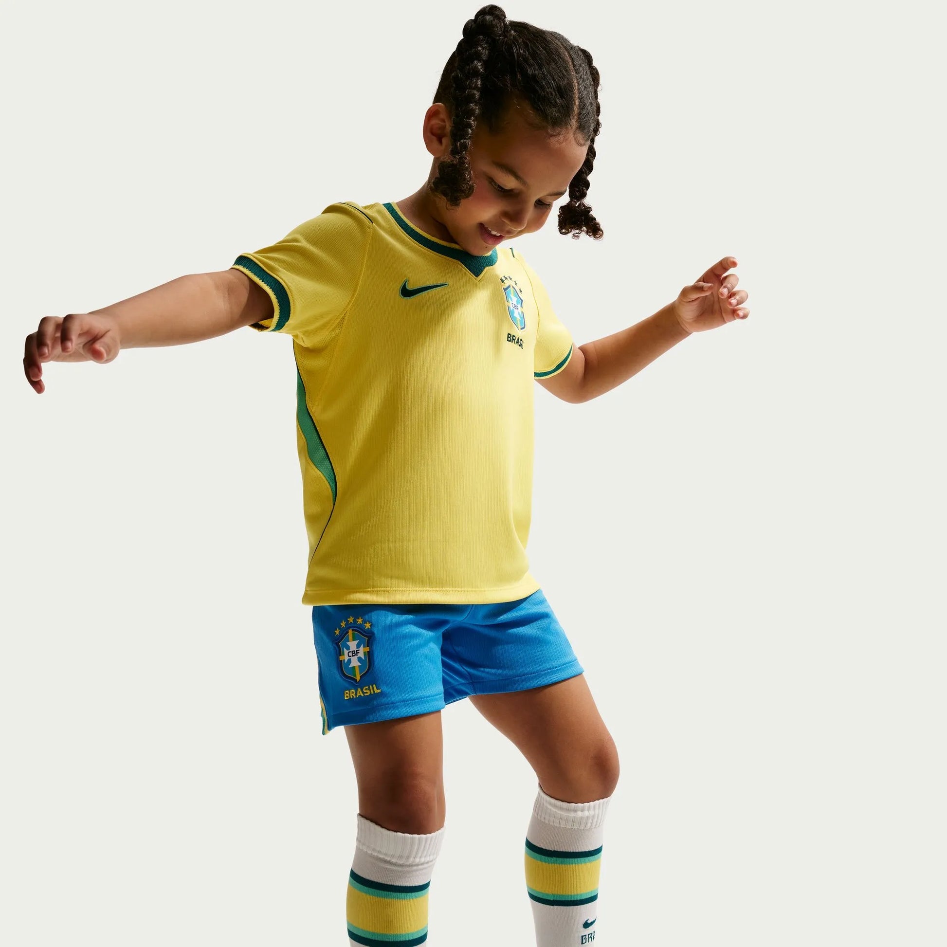 Nike - 2026-27 Brazil Little Kids' Stadium Home Kit