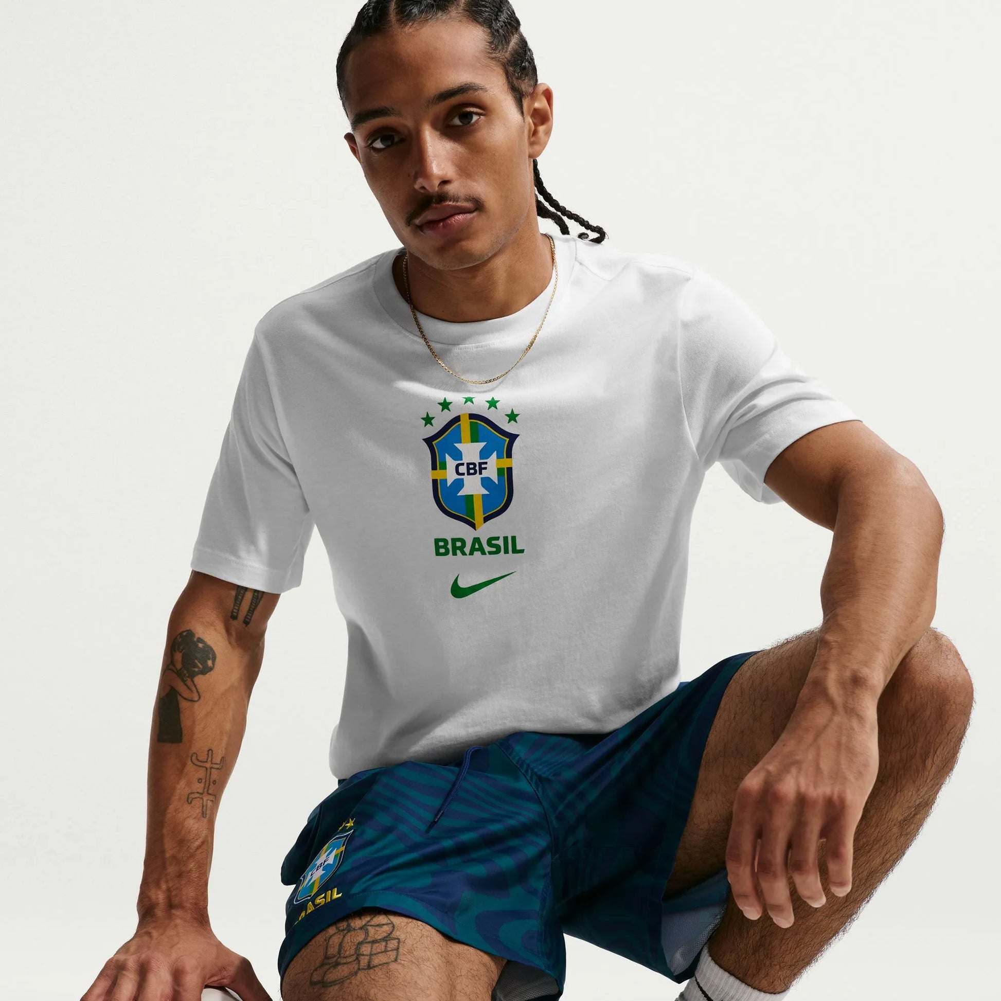 Nike - 2026-27 Brazil Men's Crest Tee
