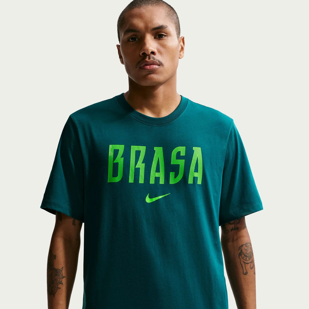 Nike - 2026-27 Brazil Men's Wordmark Tee