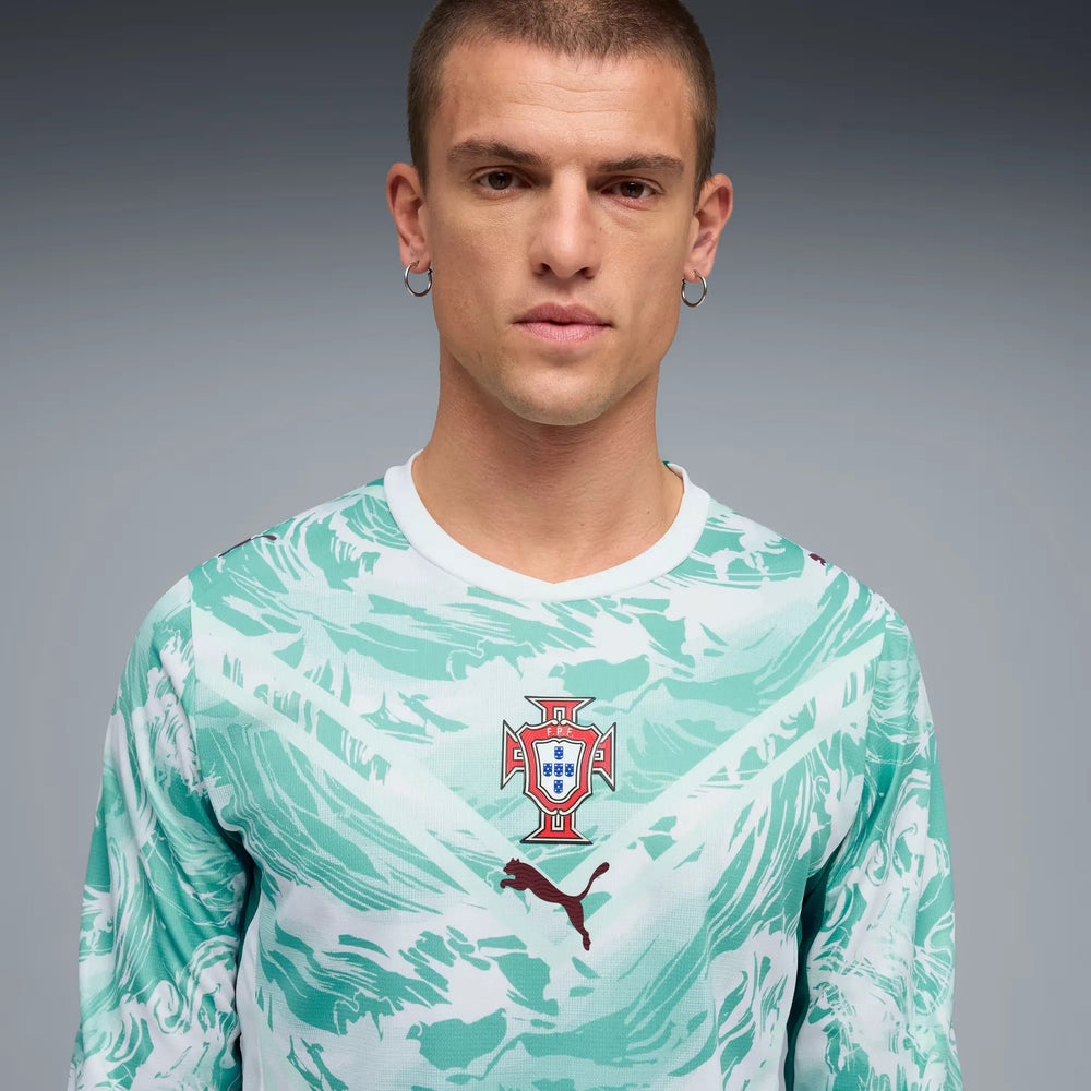 Puma - 2026-27 Portugal Men's Stadium Away Long-Sleeve Soccer Jersey