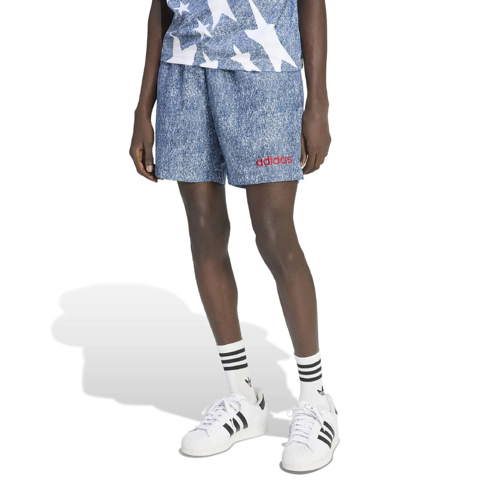 Adidas - USA Men's Denim Graphic Shorts