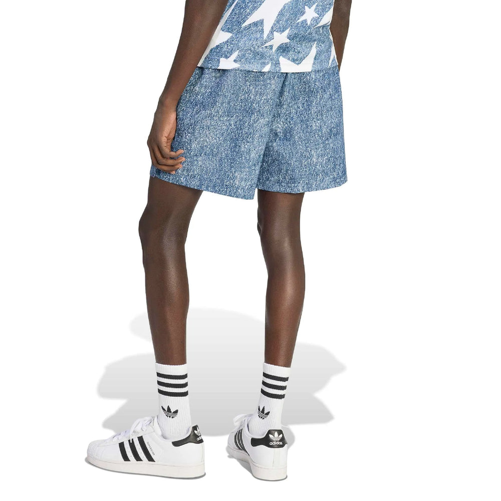 Adidas - USA Men's Denim Graphic Shorts