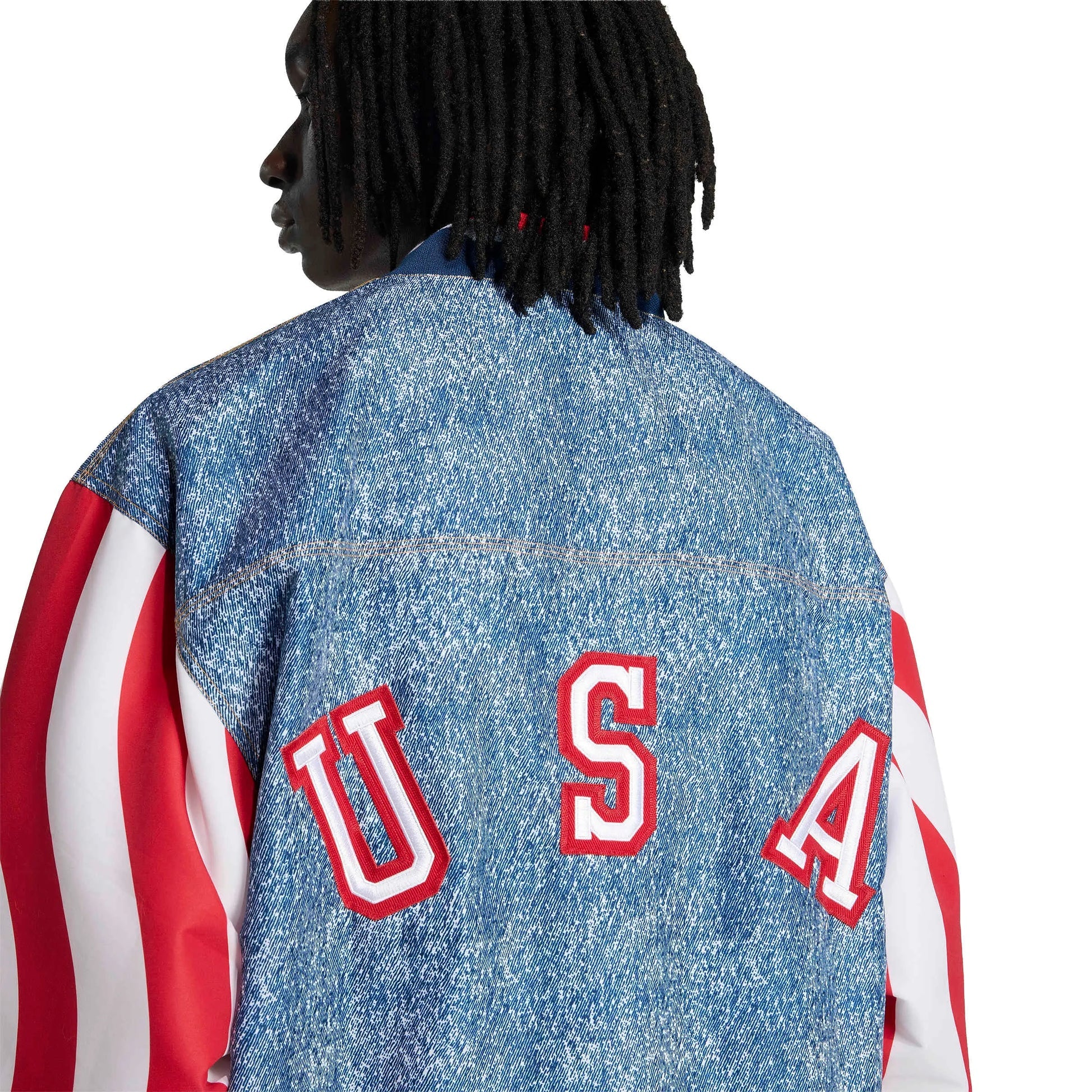 Adidas - USA Men's Denim Graphic Track Top