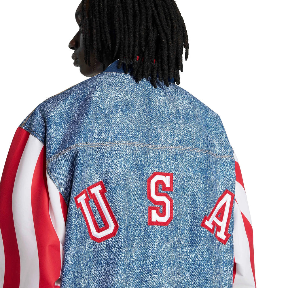 Adidas - USA Men's Denim Graphic Track Top