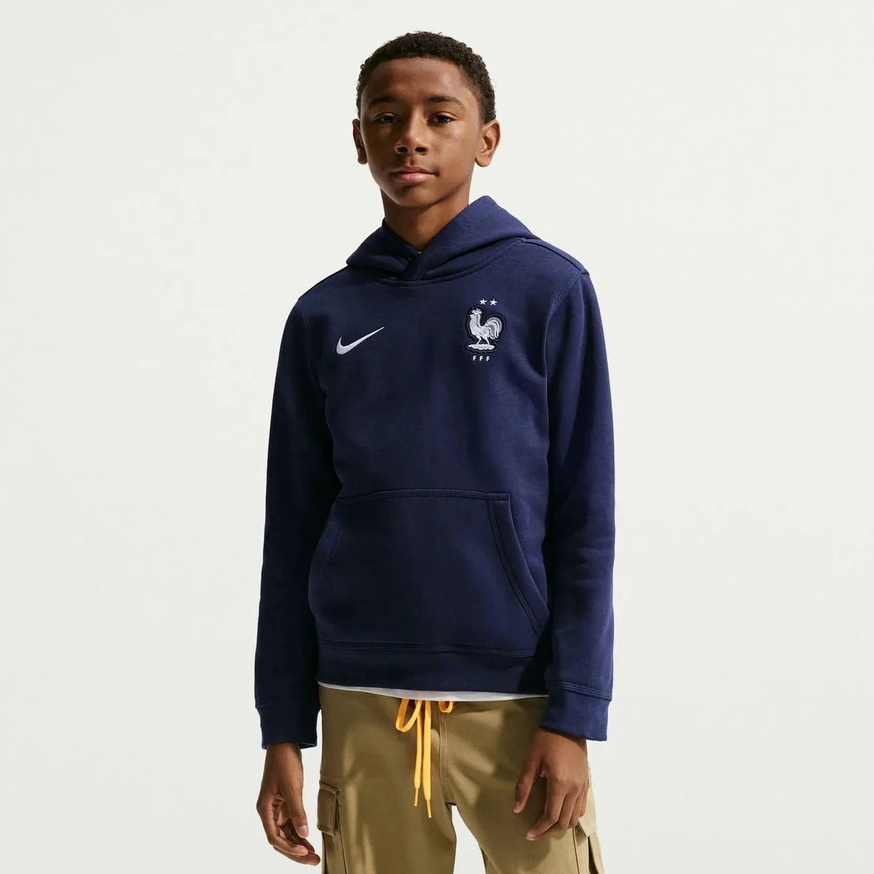 Nike - 2026-27 France Youth Club Pullover Hoodie