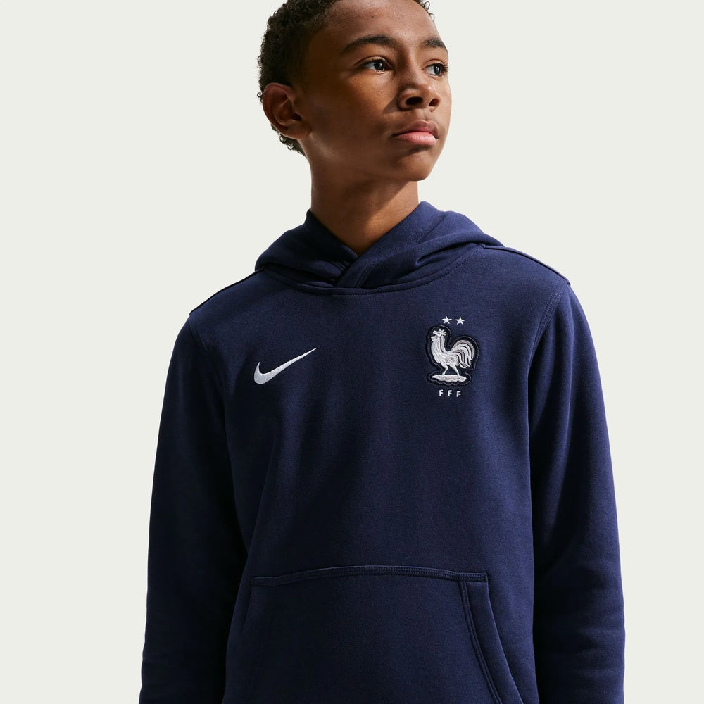 Nike - 2026-27 France Youth Club Pullover Hoodie