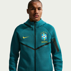 Nike - 2026-27 Brazil Men's Full-Zip Tech Fleece Hoodie