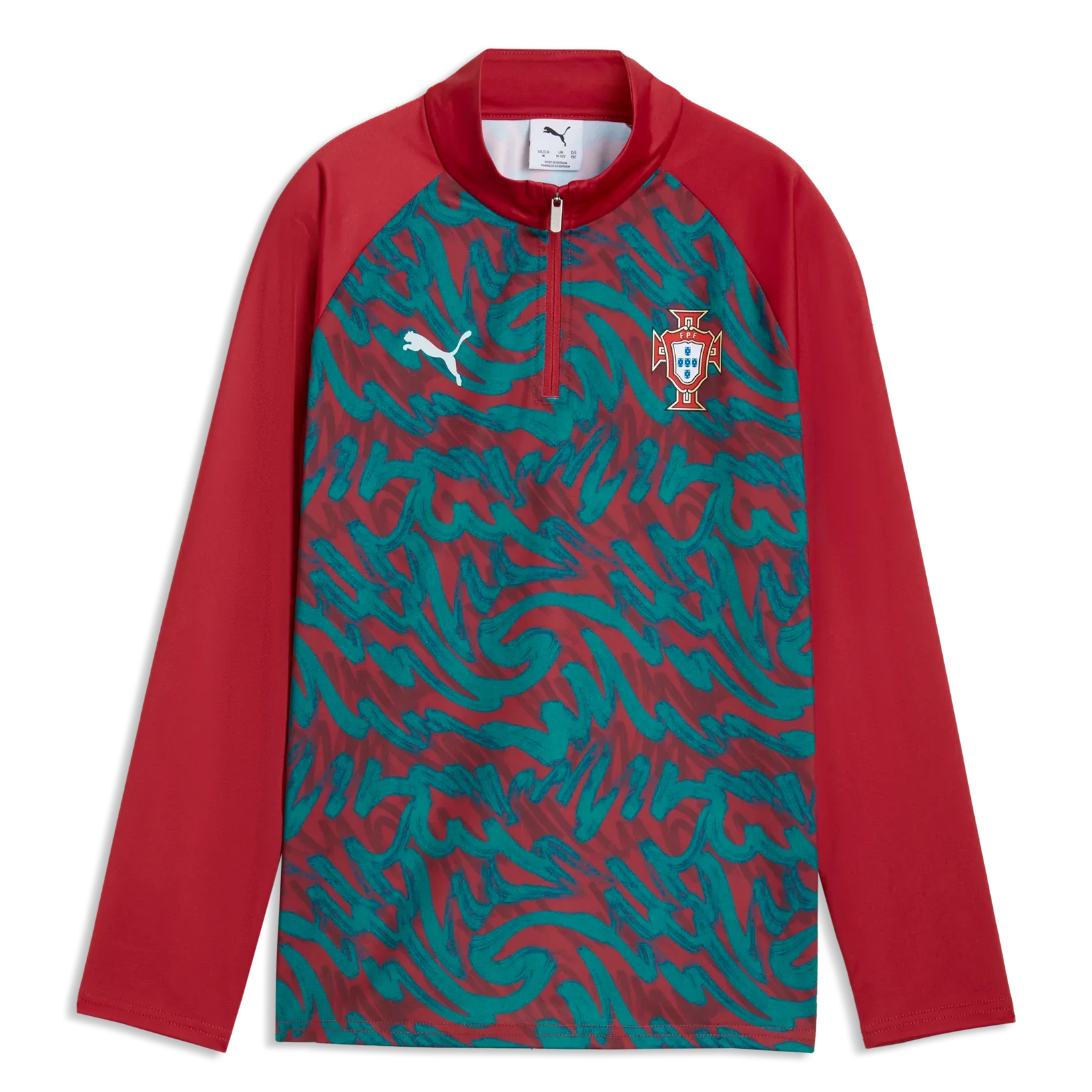 Puma - 2026-27 Portugal Youth 1/4 Zip Pre-Match Top