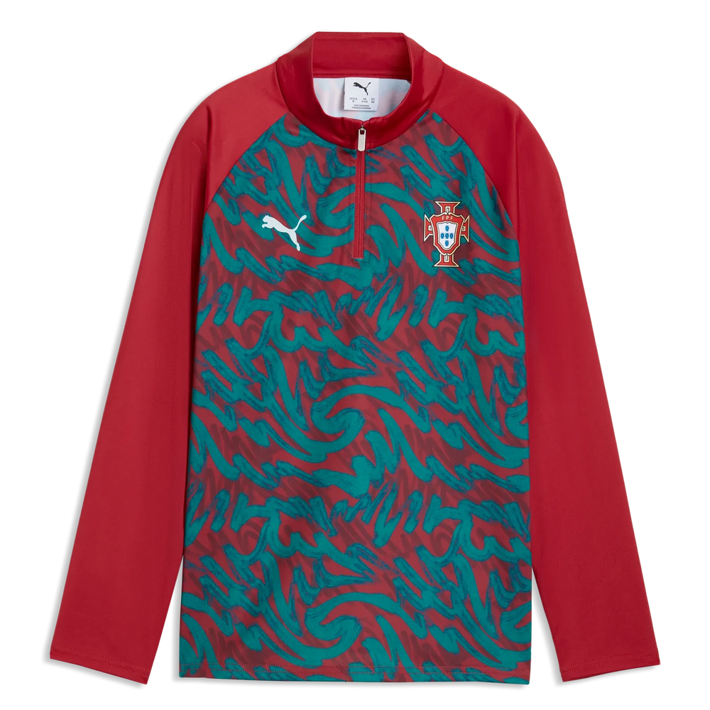 Puma - 2026-27 Portugal Youth 1/4 Zip Pre-Match Top