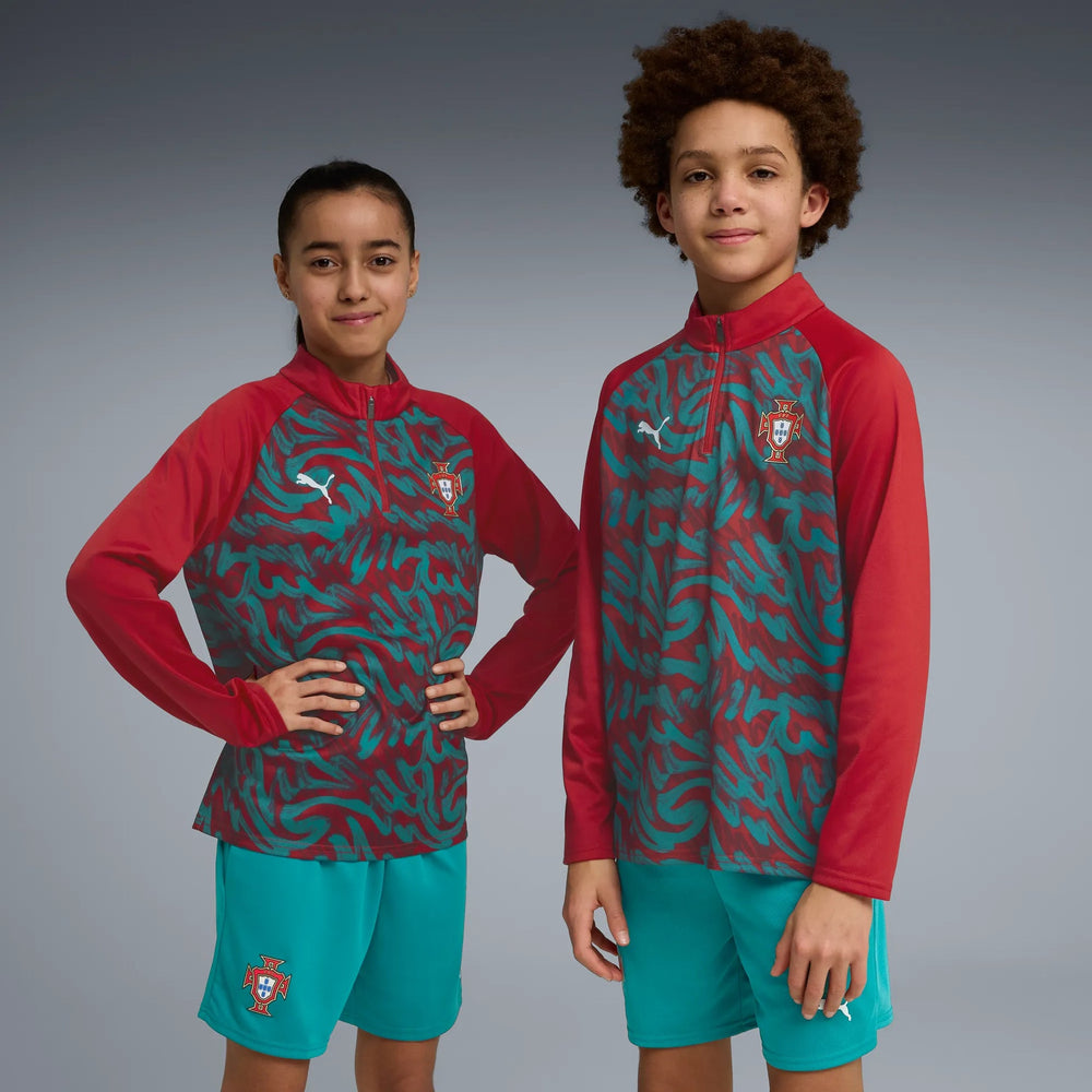 Puma - 2026-27 Portugal Youth 1/4 Zip Pre-Match Top
