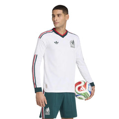 Adidas - 2026 Mexico Men's Authentic Away Long-Sleeve Soccer Jersey