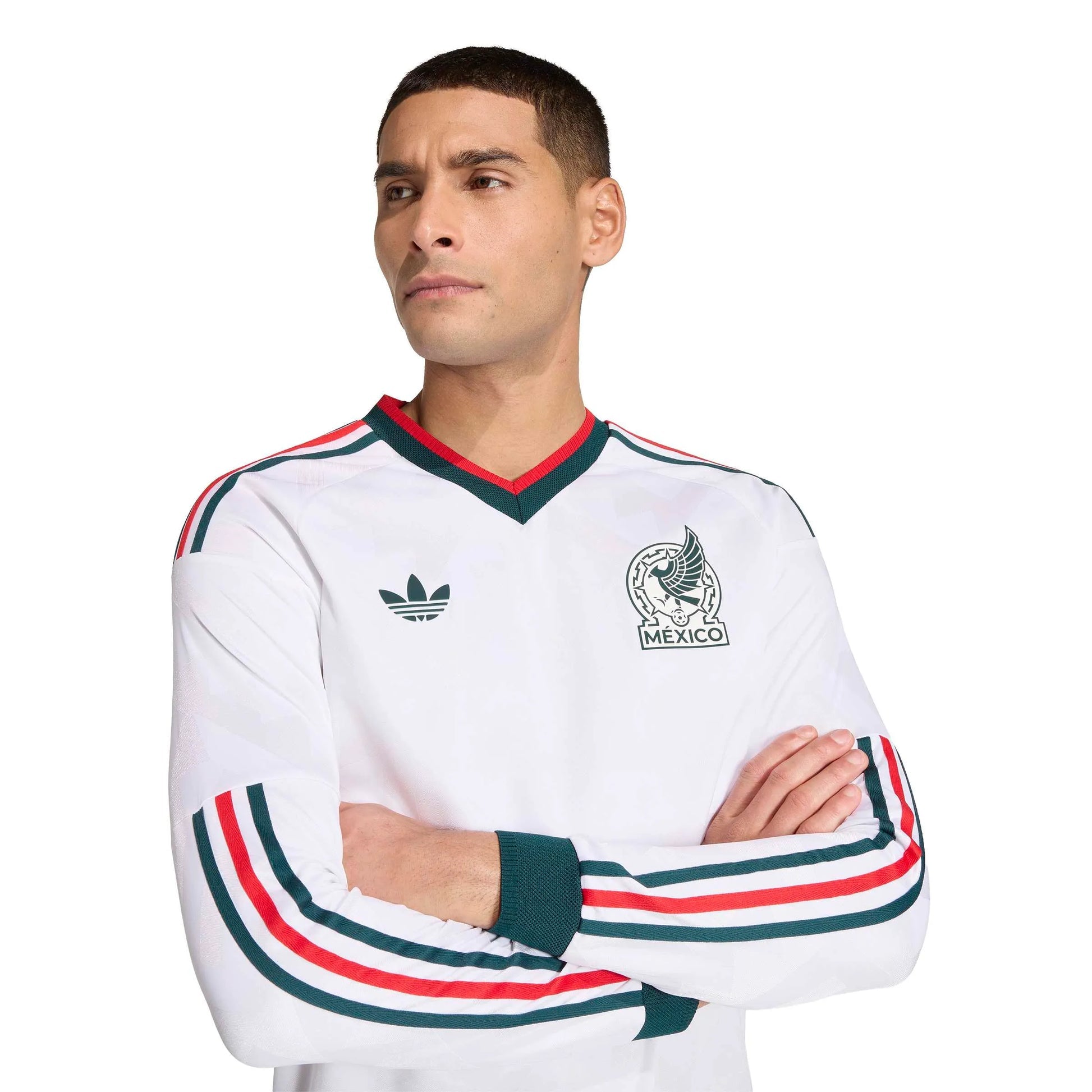 Adidas - 2026 Mexico Men's Authentic Away Long-Sleeve Soccer Jersey