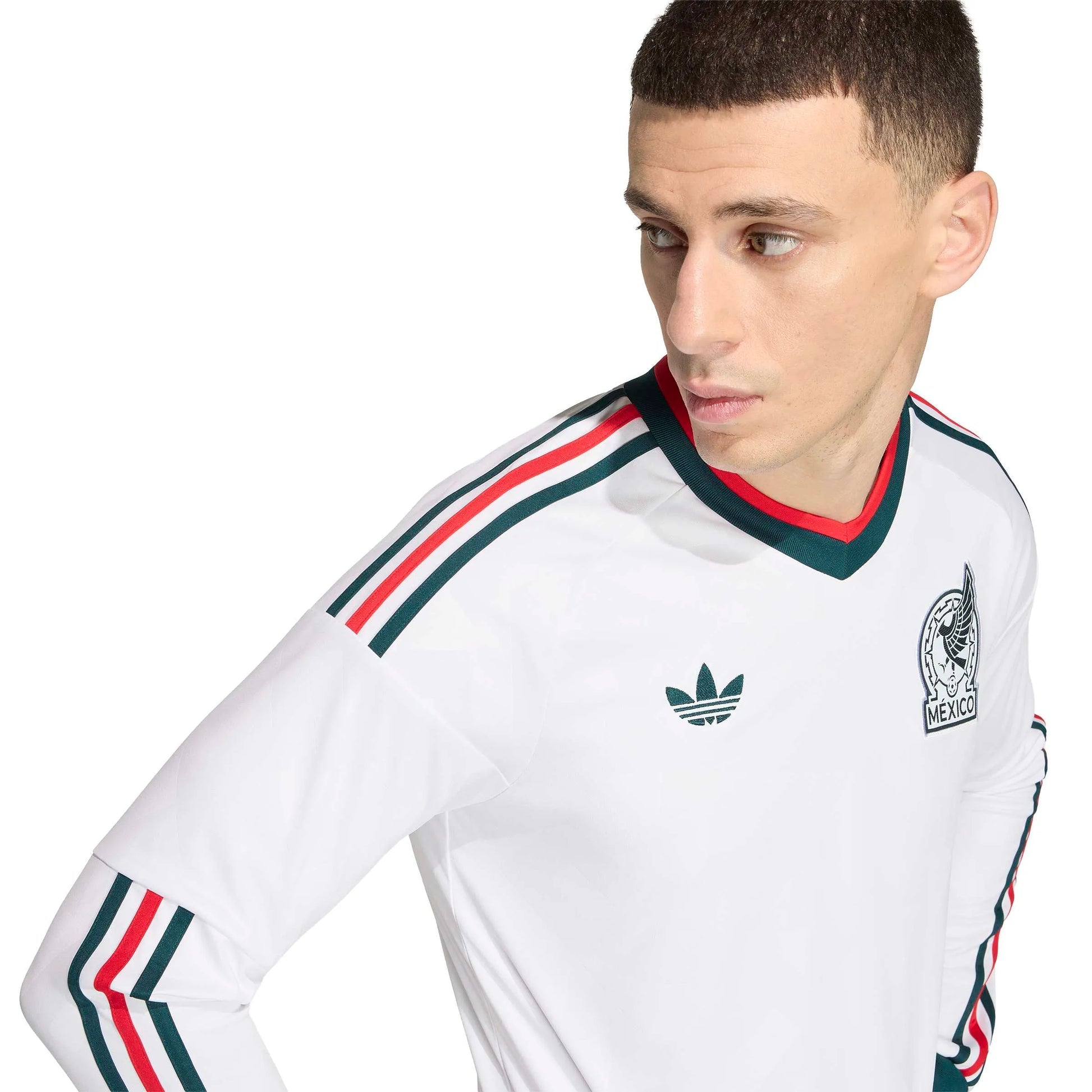 Adidas - 2026 Mexico Men's Stadium Away Long-Sleeve Soccer Jersey