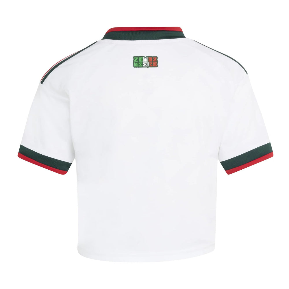 Adidas - 2026 Mexico Women's Stadium Away Cropped Soccer Jersey